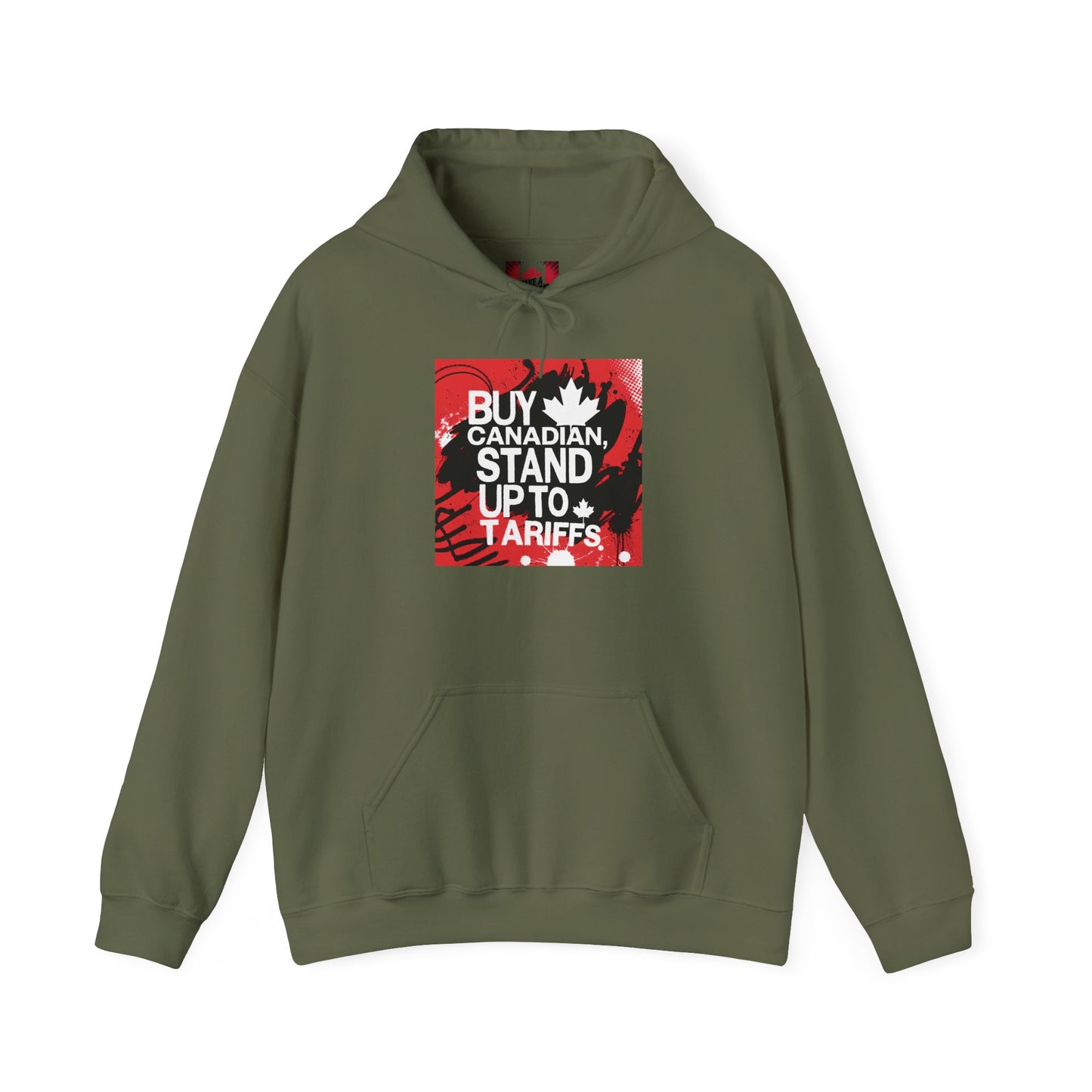 Buy Canadian Hoodie – Stand Up to Tariffs and Support Local Businesses