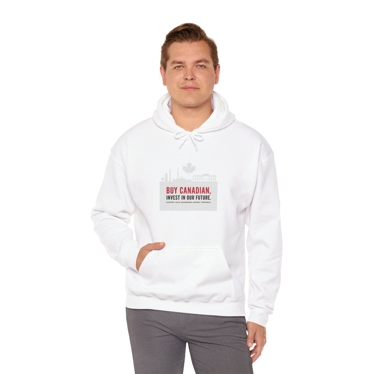 Buy Canadian Hoodie – Support Local Businesses & Invest in Our Future