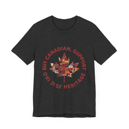 Buy Canadian T-Shirt – Support Local Businesses & Celebrate Heritage