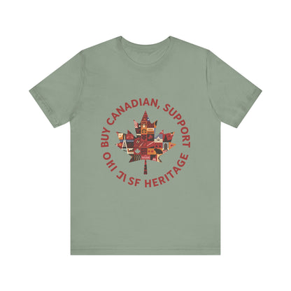 Buy Canadian T-Shirt – Support Local Businesses & Celebrate Heritage