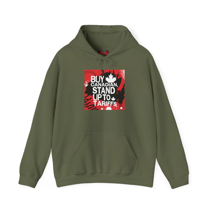 Buy Canadian Hoodie – Stand Up to Tariffs and Support Local Businesses