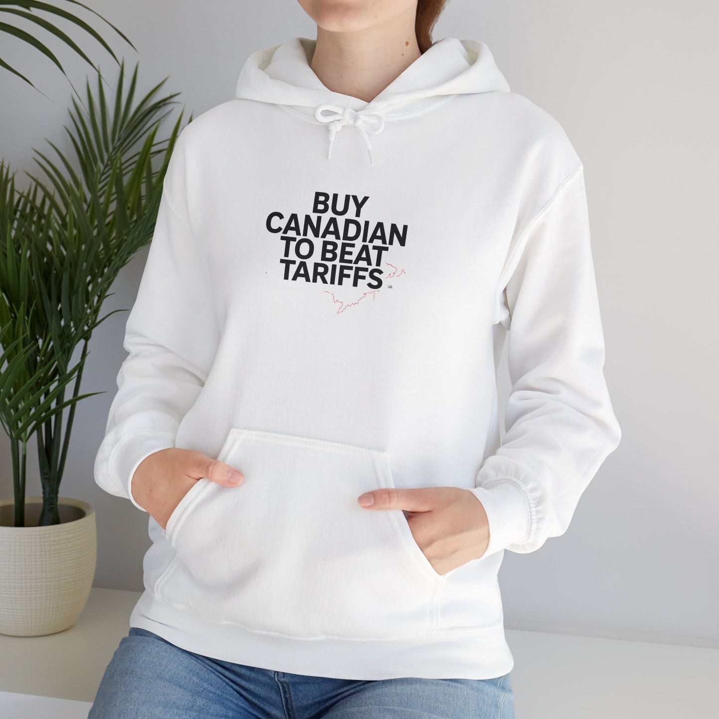 Buy Canadian  Hoodie– Beat Tariffs & Support Local Businesses