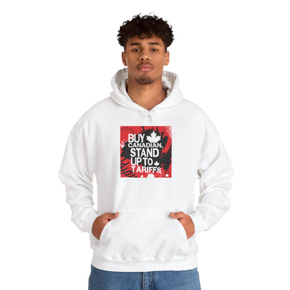 Buy Canadian Hoodie – Stand Up to Tariffs and Support Local Businesses