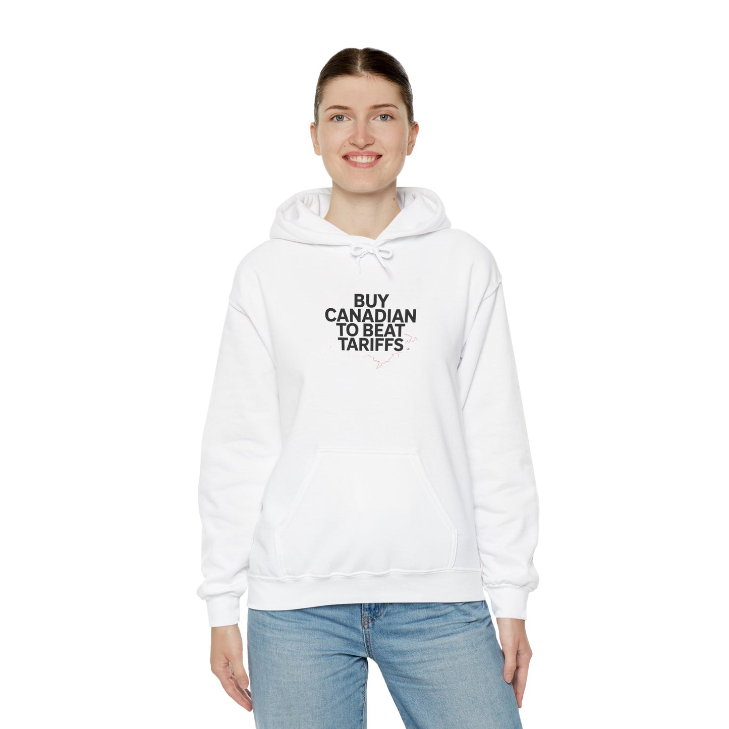 Buy Canadian  Hoodie– Beat Tariffs & Support Local Businesses
