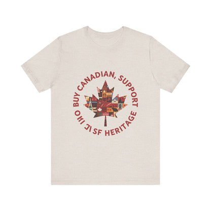 Buy Canadian T-Shirt – Support Local Businesses & Celebrate Heritage