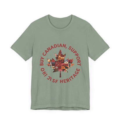 Buy Canadian T-Shirt – Support Local Businesses & Celebrate Heritage