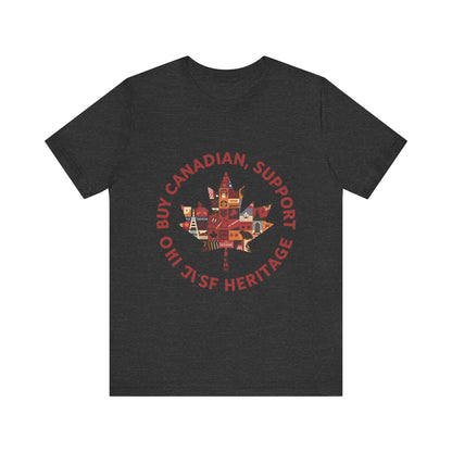 Buy Canadian T-Shirt – Support Local Businesses & Celebrate Heritage
