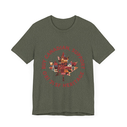 Buy Canadian T-Shirt – Support Local Businesses & Celebrate Heritage
