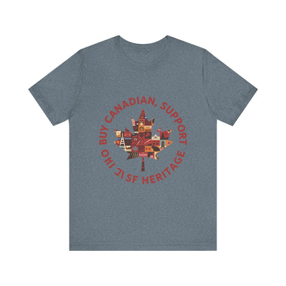 Buy Canadian T-Shirt – Support Local Businesses & Celebrate Heritage